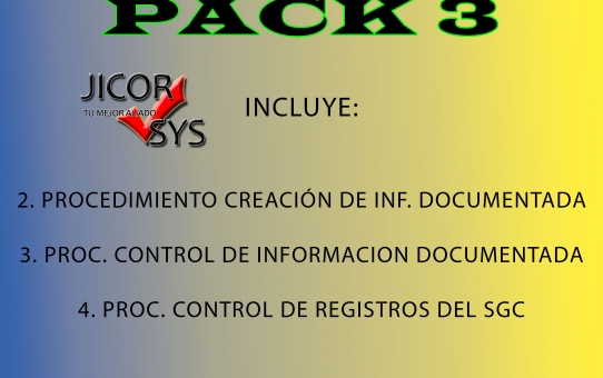 SGC Básicos Control Información Documentada (Pack 3)